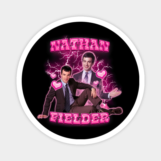 90s Vintage Nathan Fielder Nathan For You Magnet by The Prediksi 